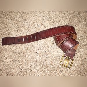 Country Hide Men's Wide Leather Belt 44